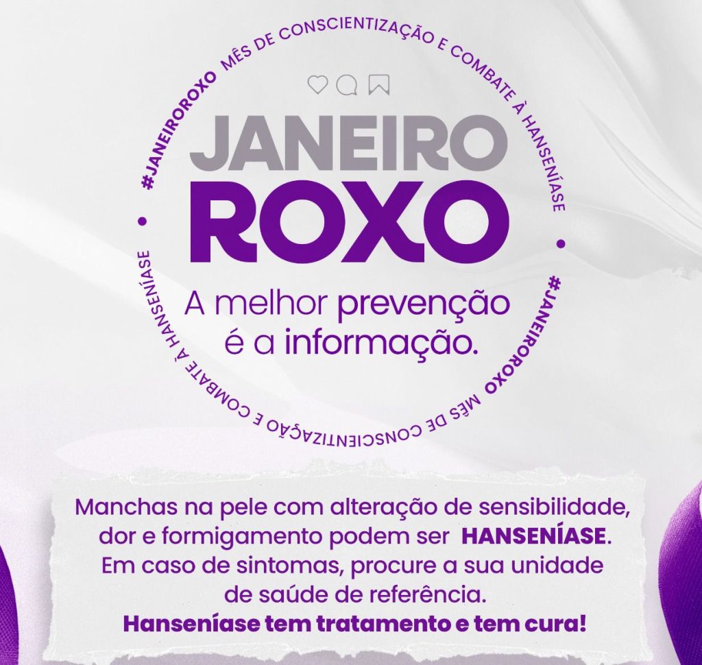 Prefeitura de Eunápolis reforça ações do Janeiro Roxo e alerta para prevenção da hanseníase