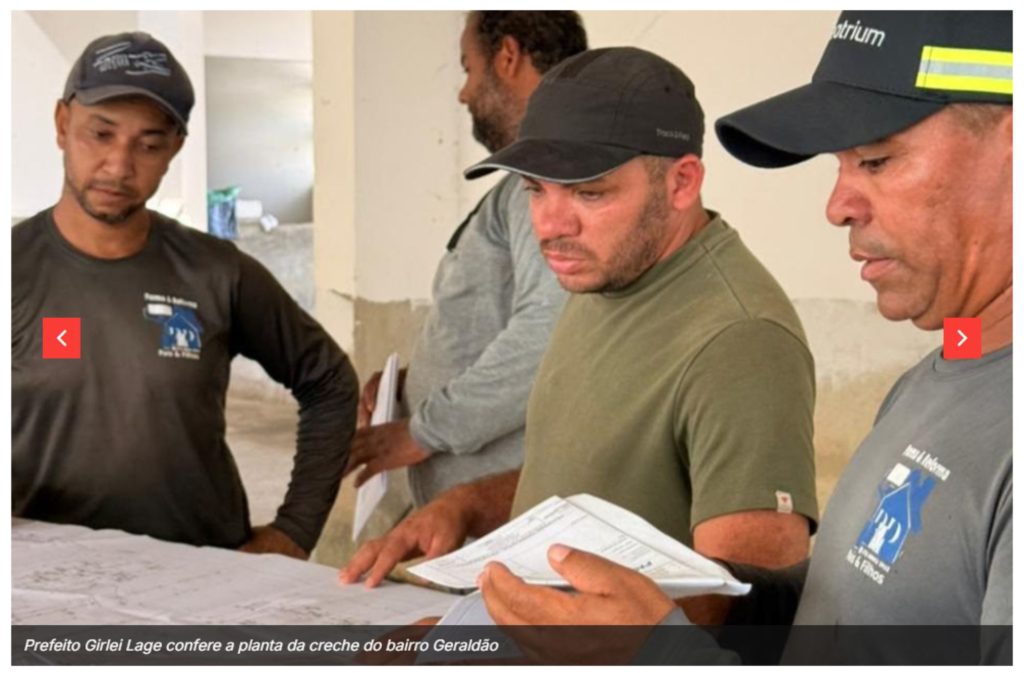Obra de creche no Geraldão é retomada após oito anos de paralisação em Cabrália