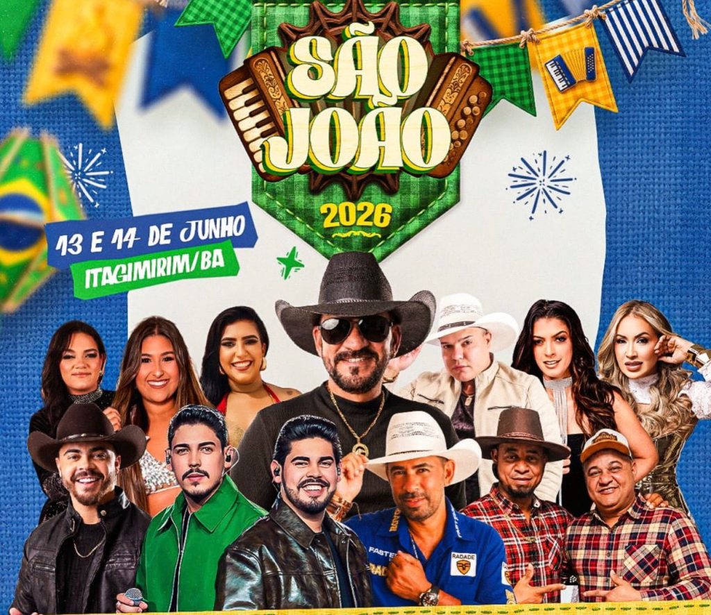 Prefeitura divulga as atrações para o São João de Itagimirim 2026