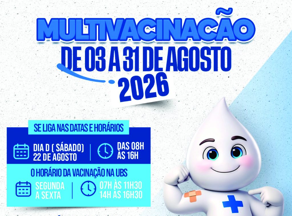 Prefeitura de Eunápolis inicia Estratégia de Multivacinação para atualização da caderneta de crianças e adolescentes